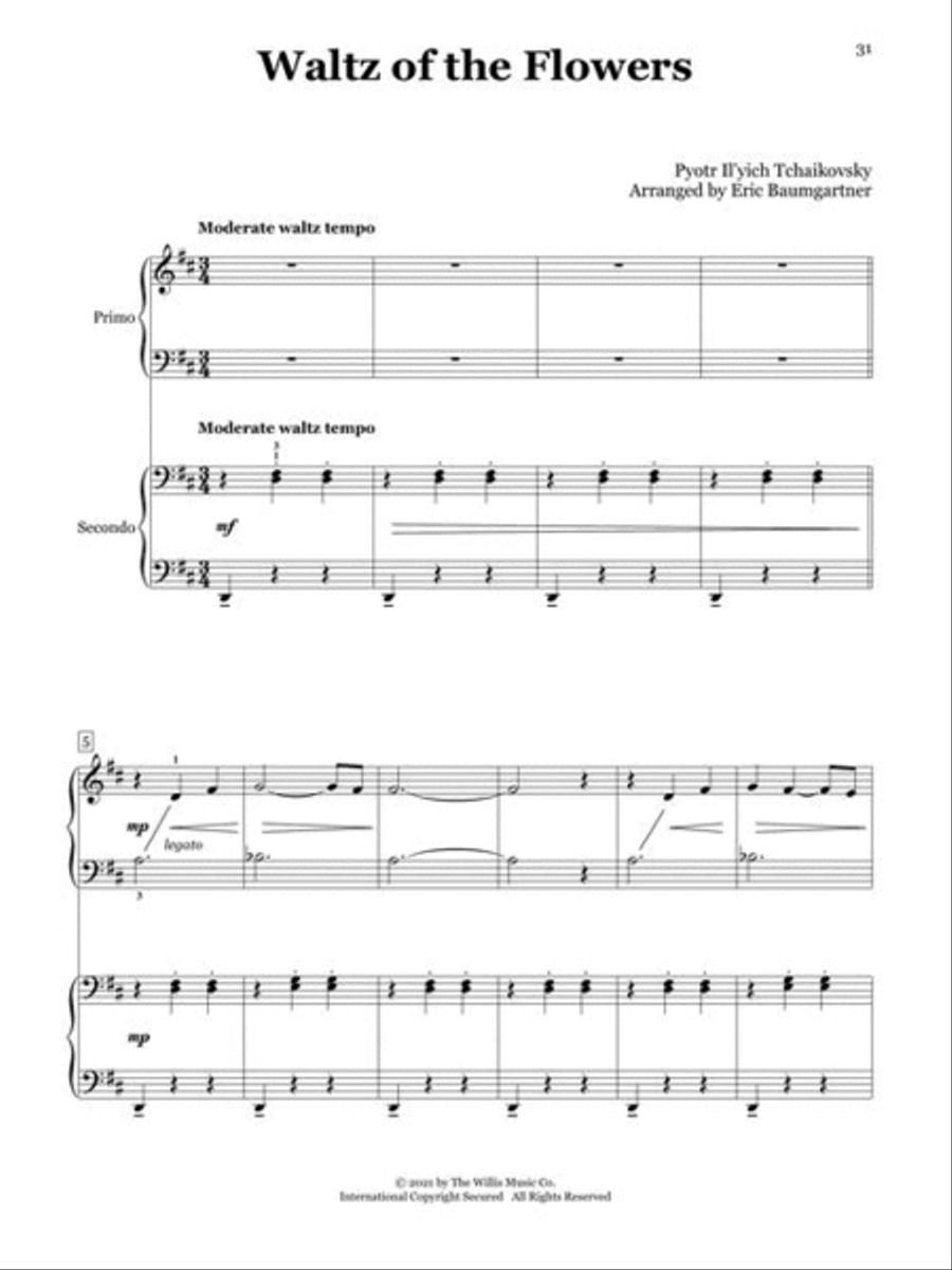 Christmas Classics for Piano Duet Piano Duet scores gallery preview page 6
