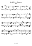 Prelude in B Flat Major