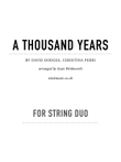 A Thousand Years