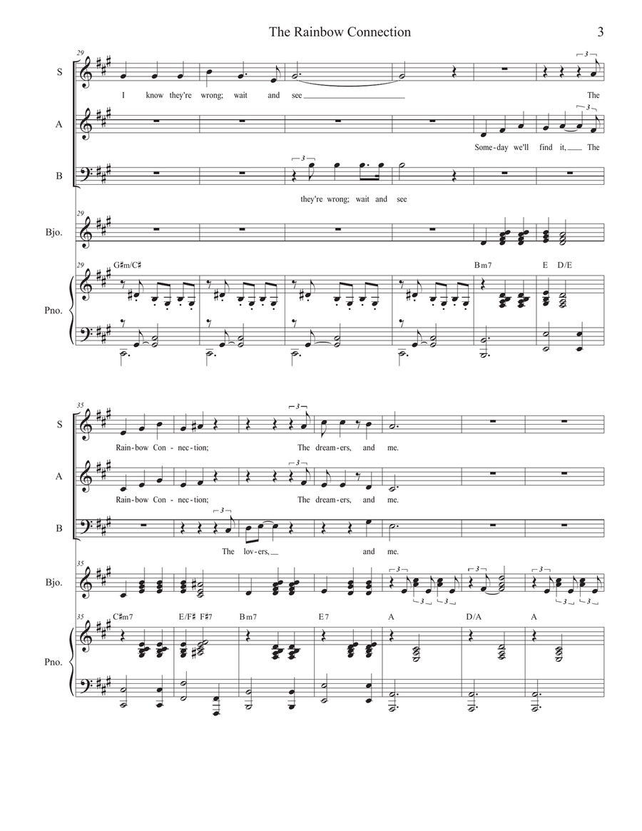 The Rainbow Connection The Rainbow Connection Piano, Vocal scores gallery preview page 3