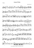 Annen Polka Johann Strauss String Trio Violin Viola Cello