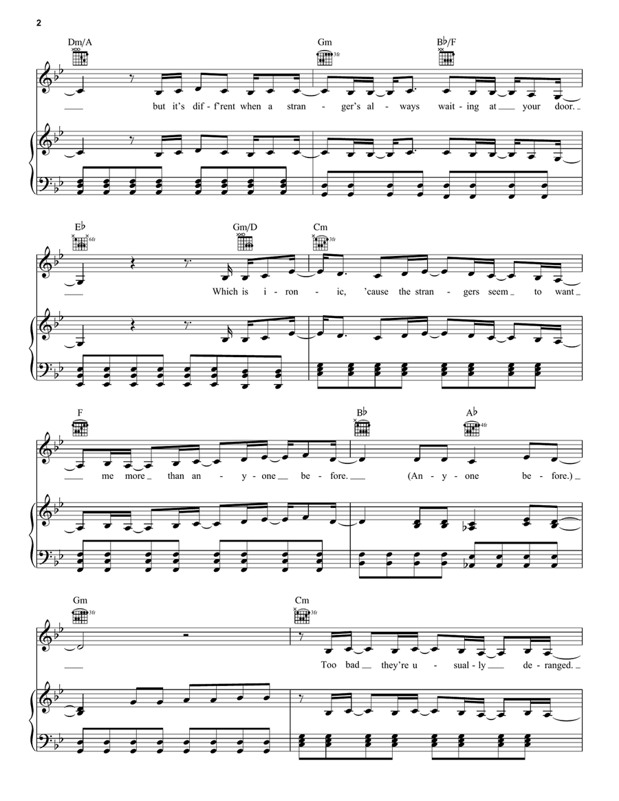 Getting Older Getting Older Piano, Vocal, Guitar scores gallery preview page 2