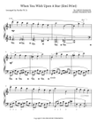 When You Wish Upon A Star (Emi Print)