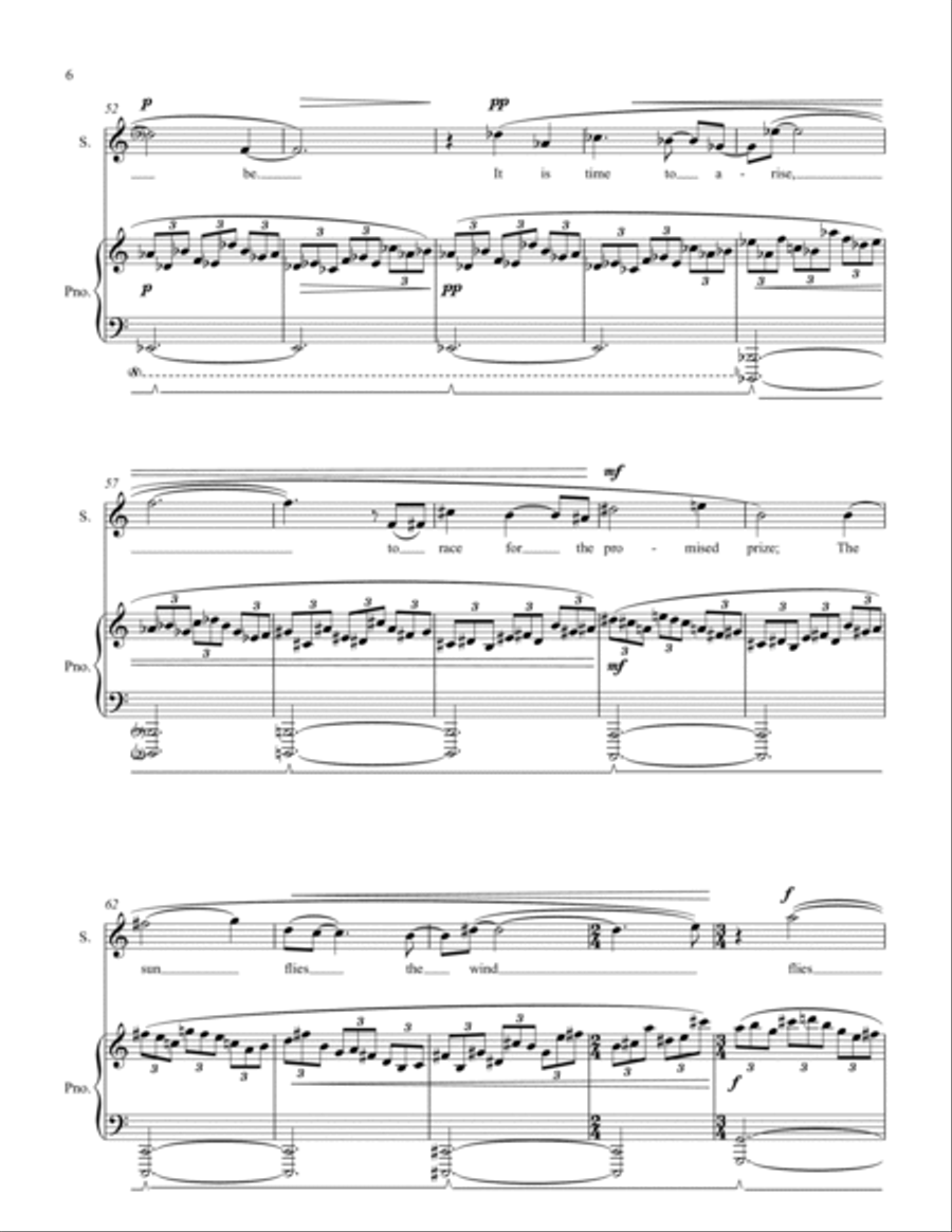 A Smile and a Sigh - song cycle for soprano(s) and piano Chamber Music scores gallery preview page 6