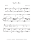 You Are Mine (Vocal solo - Medium Key)