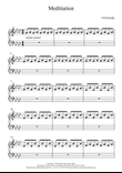 Meditation for Piano - EASY Piano - Romantic Piano Piece