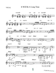IT WILL BE A LONG TIME LEADSHEET