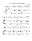 O Come, O Come, Emmanuel (Cello Solo with Piano Accompaniment)