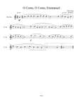 O Come, O Come, Emmanuel (Alto Sax Solo) mini preview