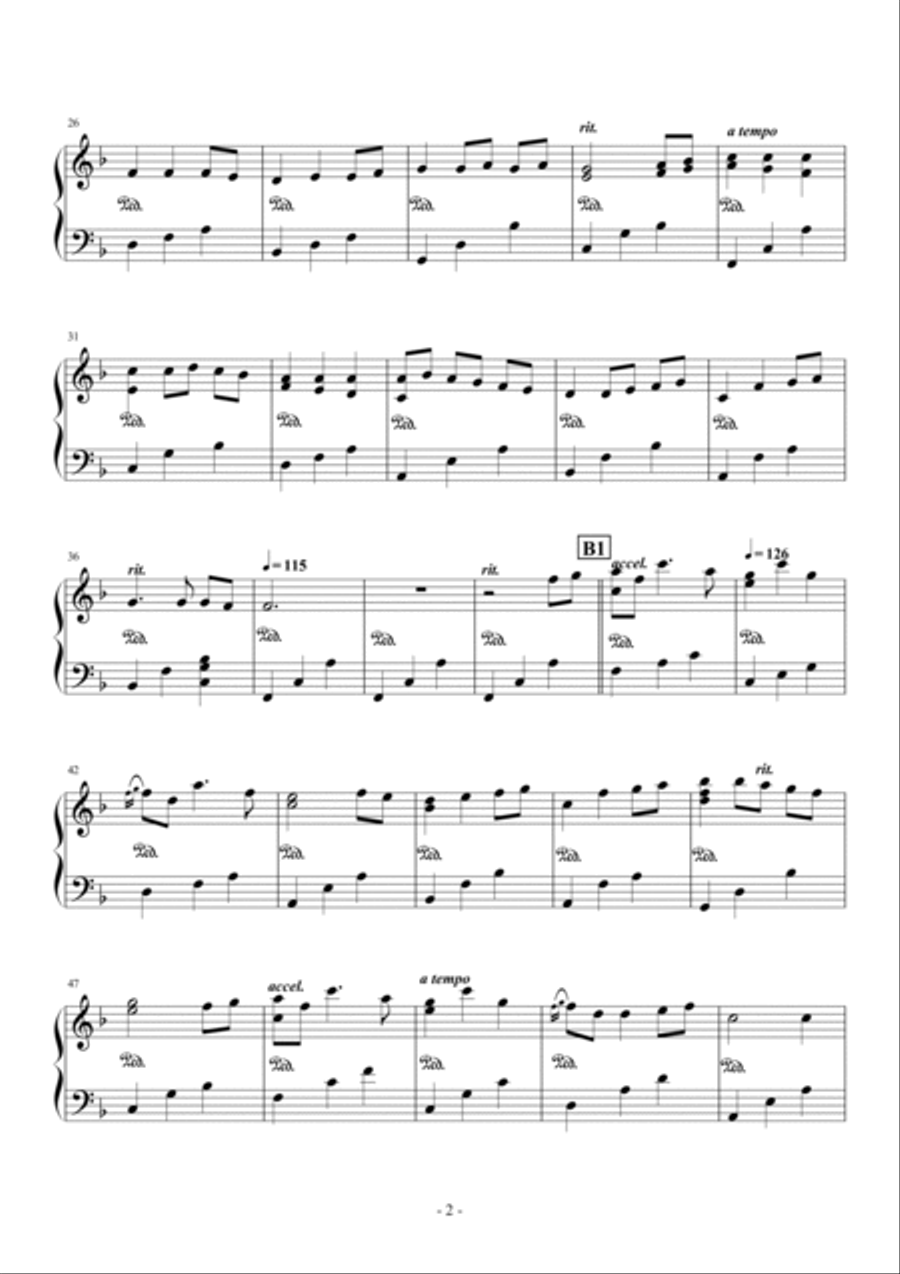 Always With Me (spirited Away) Piano Method scores gallery preview page 2