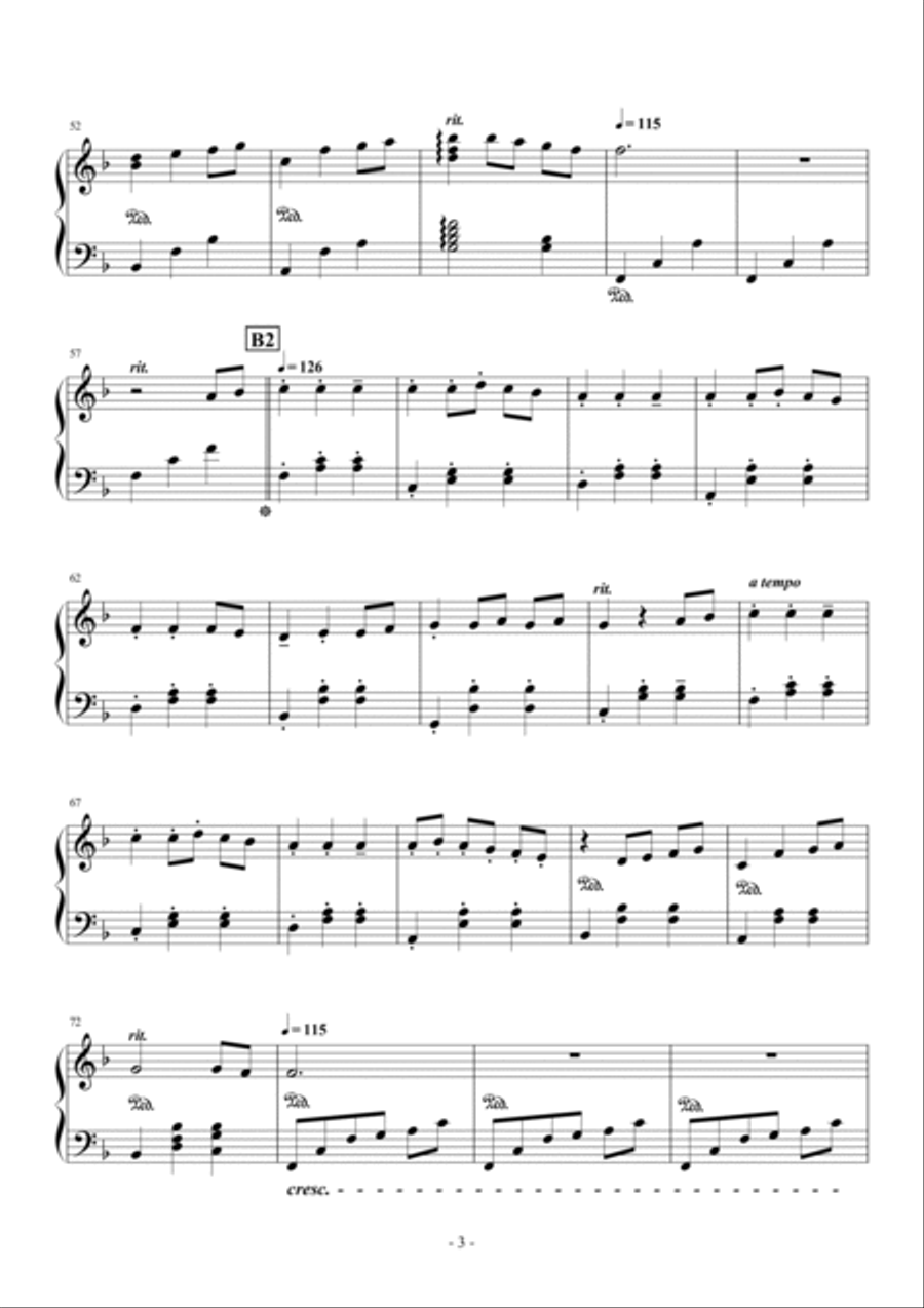Always With Me (spirited Away) Piano Method scores gallery preview page 3