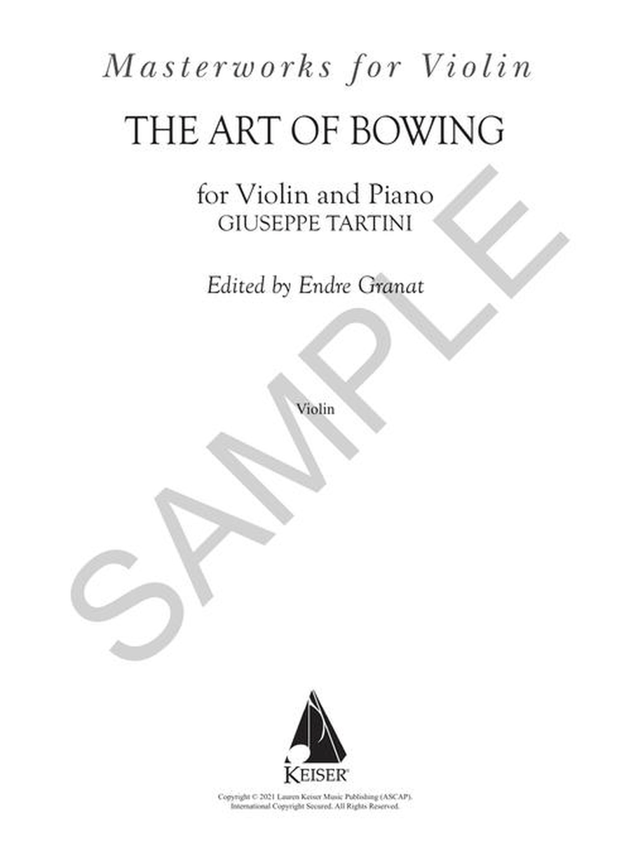 The Art of Bowing: Variations on a Theme of Corelli Violin Solo scores gallery preview page 2