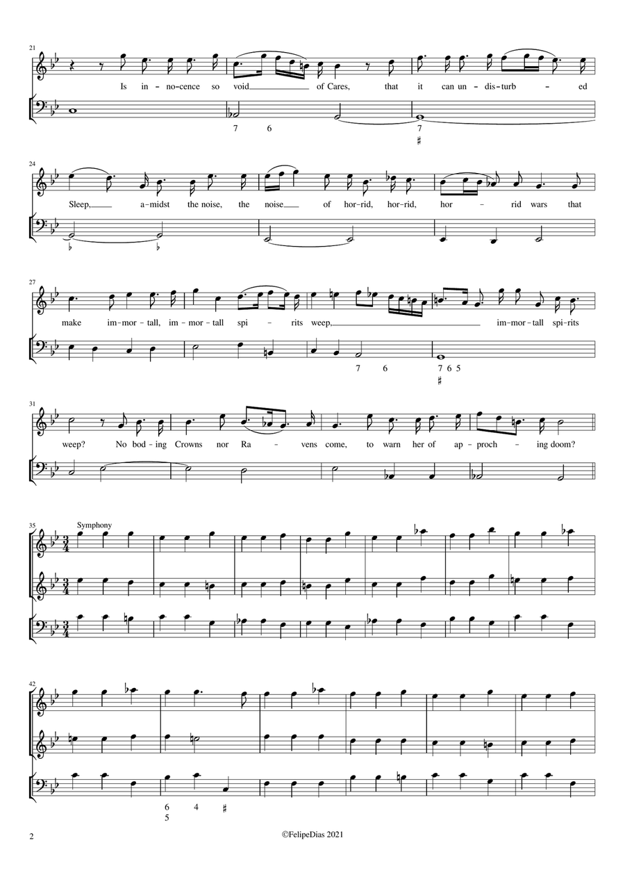 Is innocence so void of cares Small Ensemble scores gallery preview page 2
