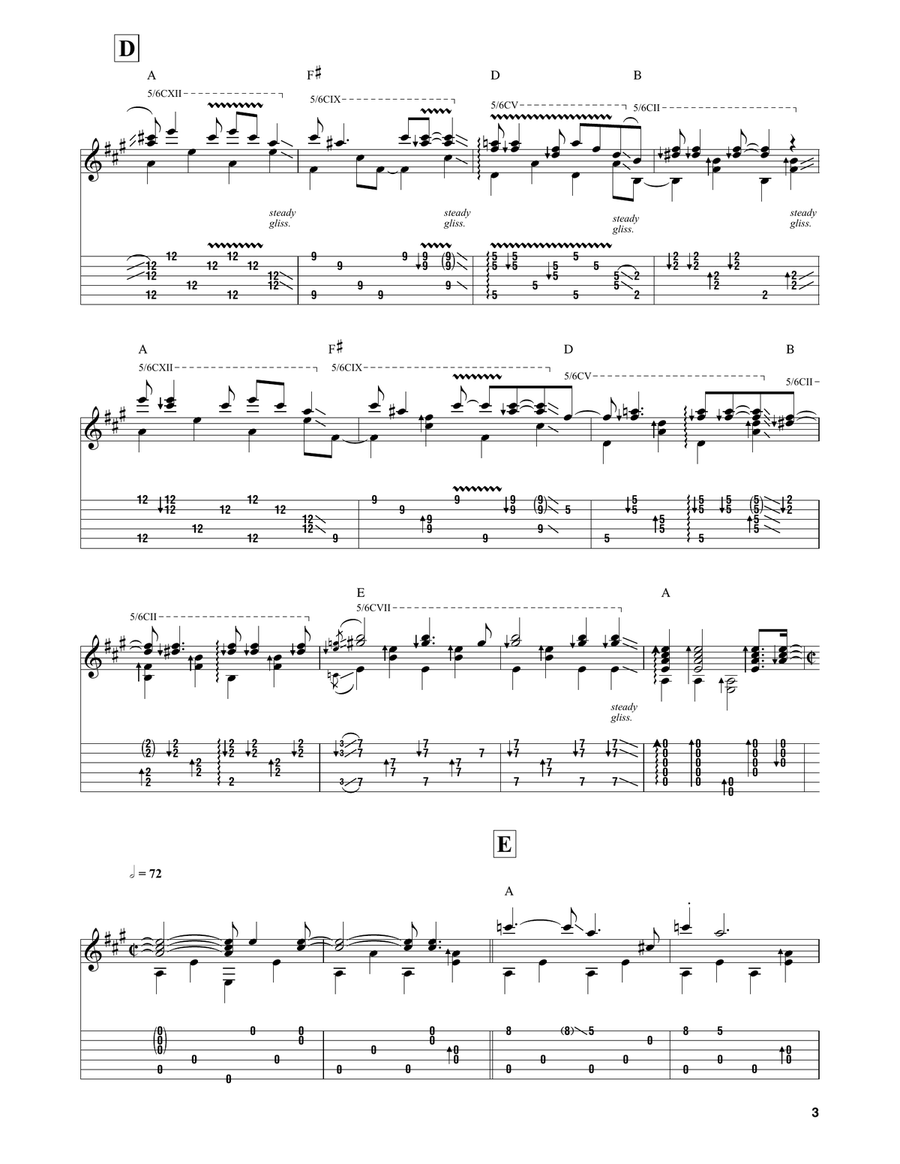 Go I Will Send Thee Go I Will Send Thee Guitar Tablature scores gallery preview page 3