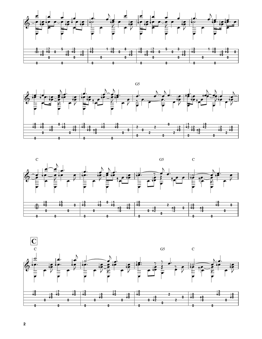 Joy To The World Joy To The World Guitar Tablature scores gallery preview page 2