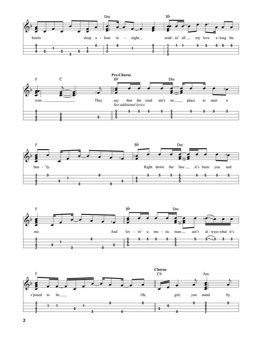 Faithfully Faithfully Ukulele scores gallery preview page 2