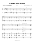 It Is Well With My Soul (Women's barbershop, a cappella quartet)