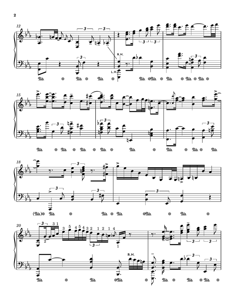 Someone To Watch Over Me Piano Solo scores gallery preview page 2