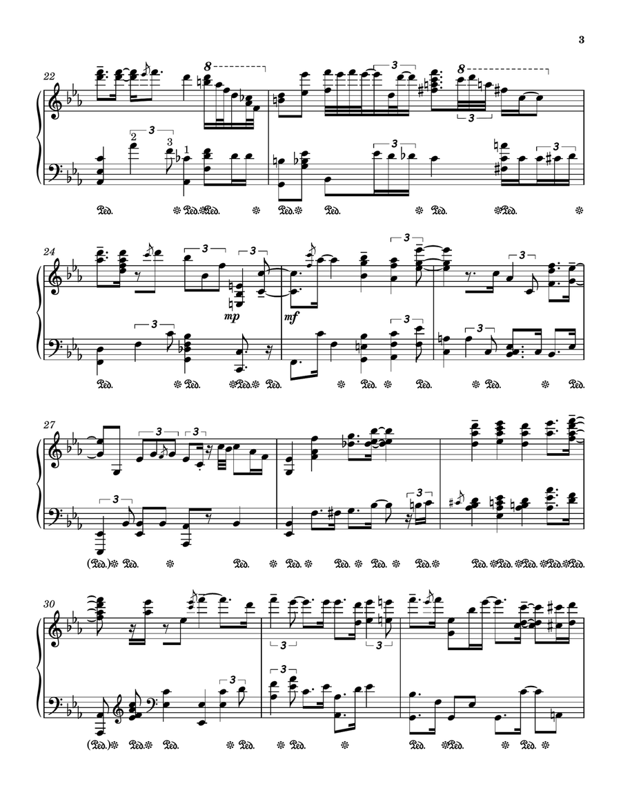 Someone To Watch Over Me Piano Solo scores gallery preview page 3