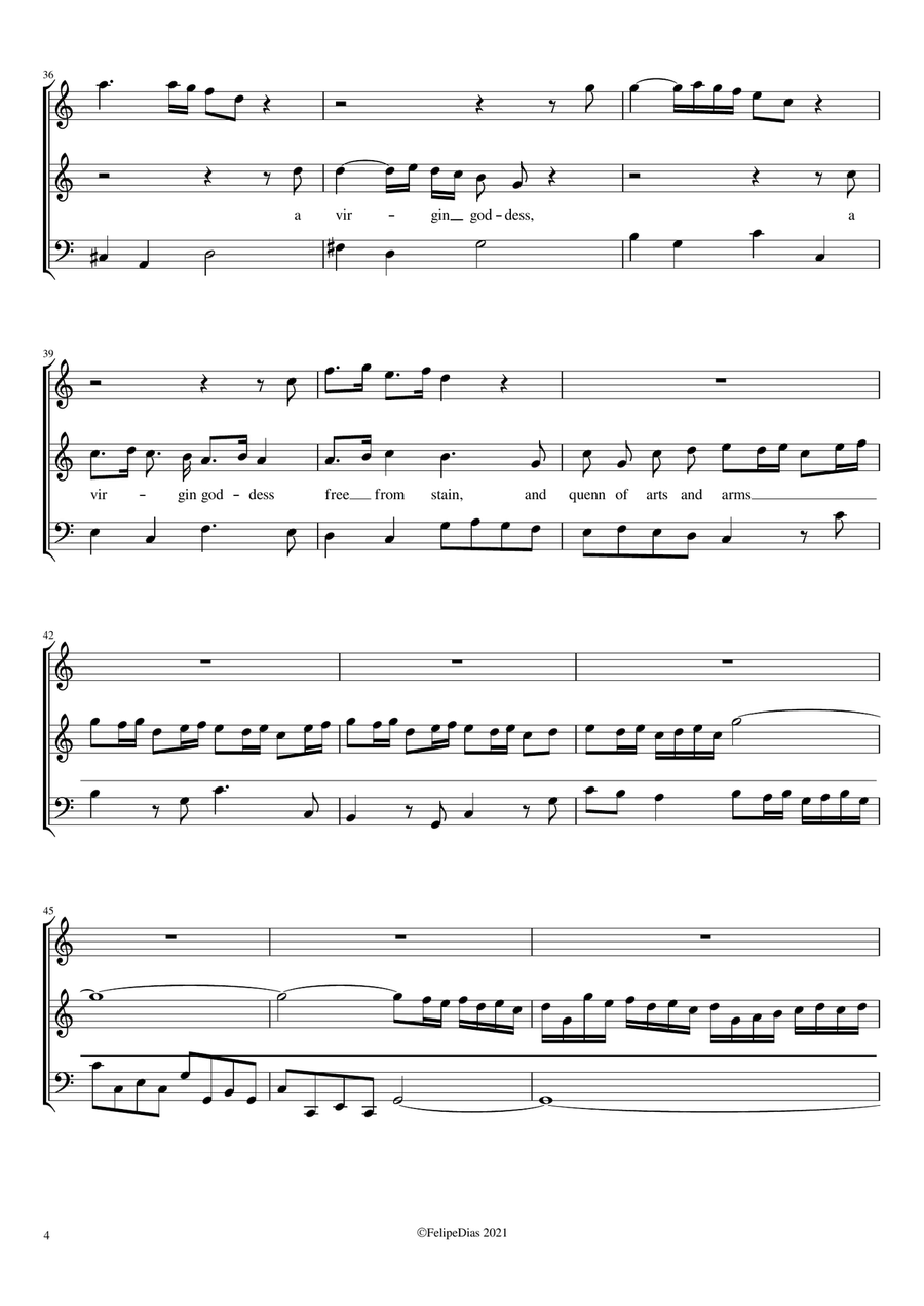 This way mortal bend thy eyes Small Ensemble scores gallery preview page 4