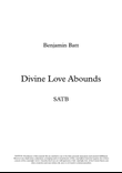 Divine Love Abounds SATB