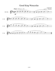 Good King Wenceslas (Alto Sax Solo) mini preview
