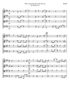 With A Little Help From My Friends String Quartet scores gallery preview page 6