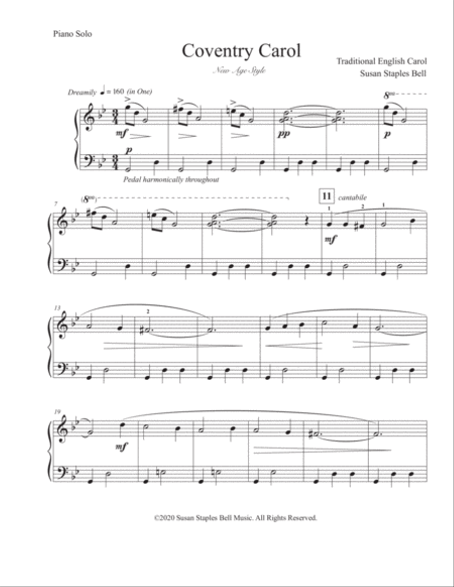 Sweet & Sassy Solos for Christmas Piano Solo scores gallery preview page 2
