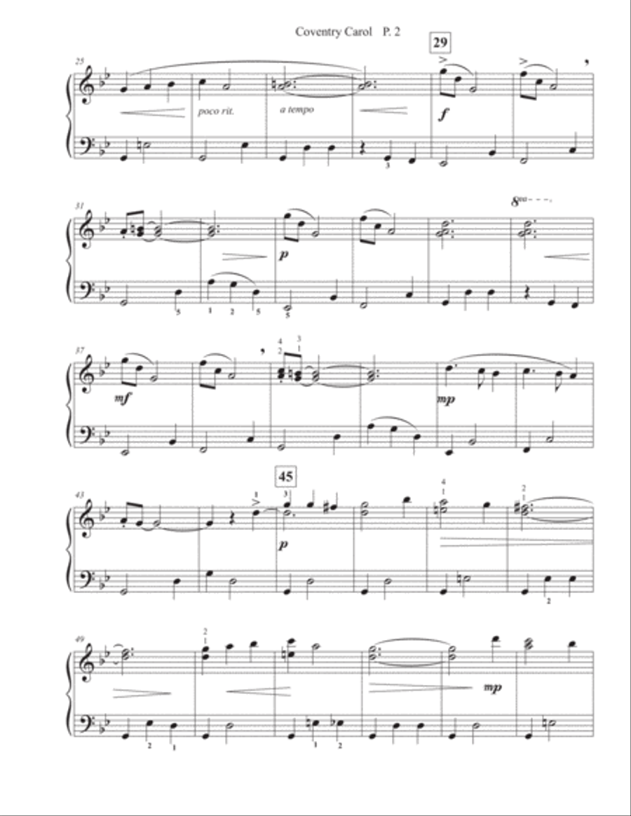 Sweet & Sassy Solos for Christmas Piano Solo scores gallery preview page 3