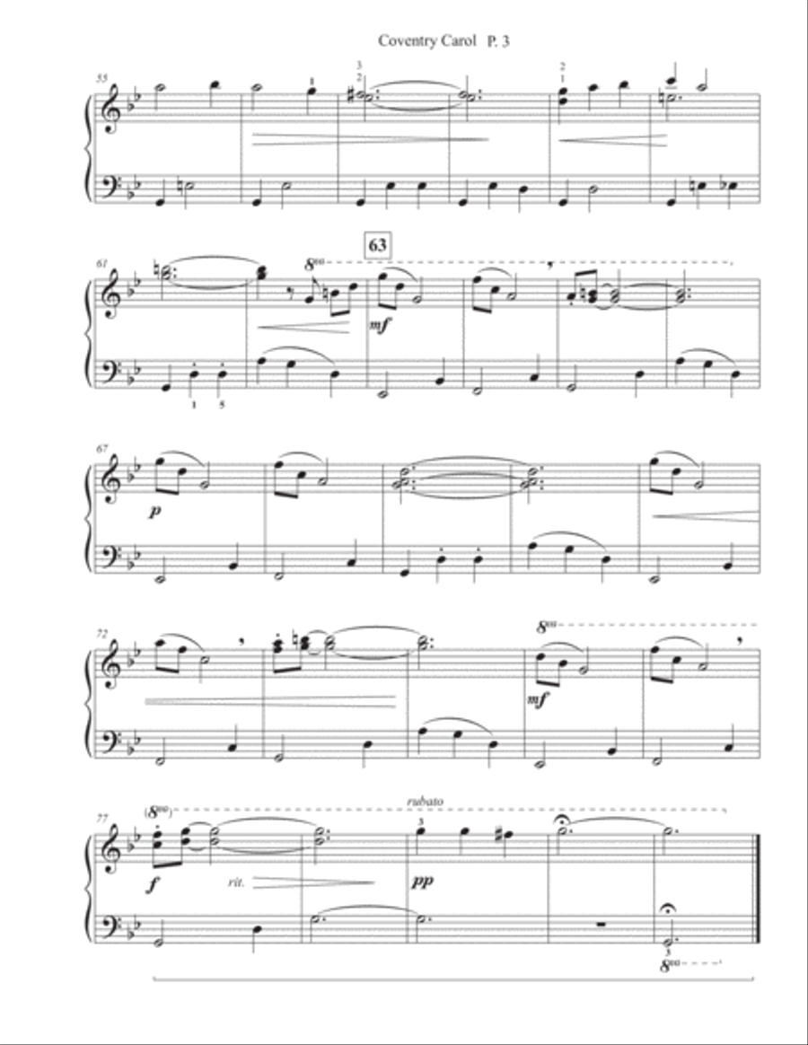 Sweet & Sassy Solos for Christmas Piano Solo scores gallery preview page 4