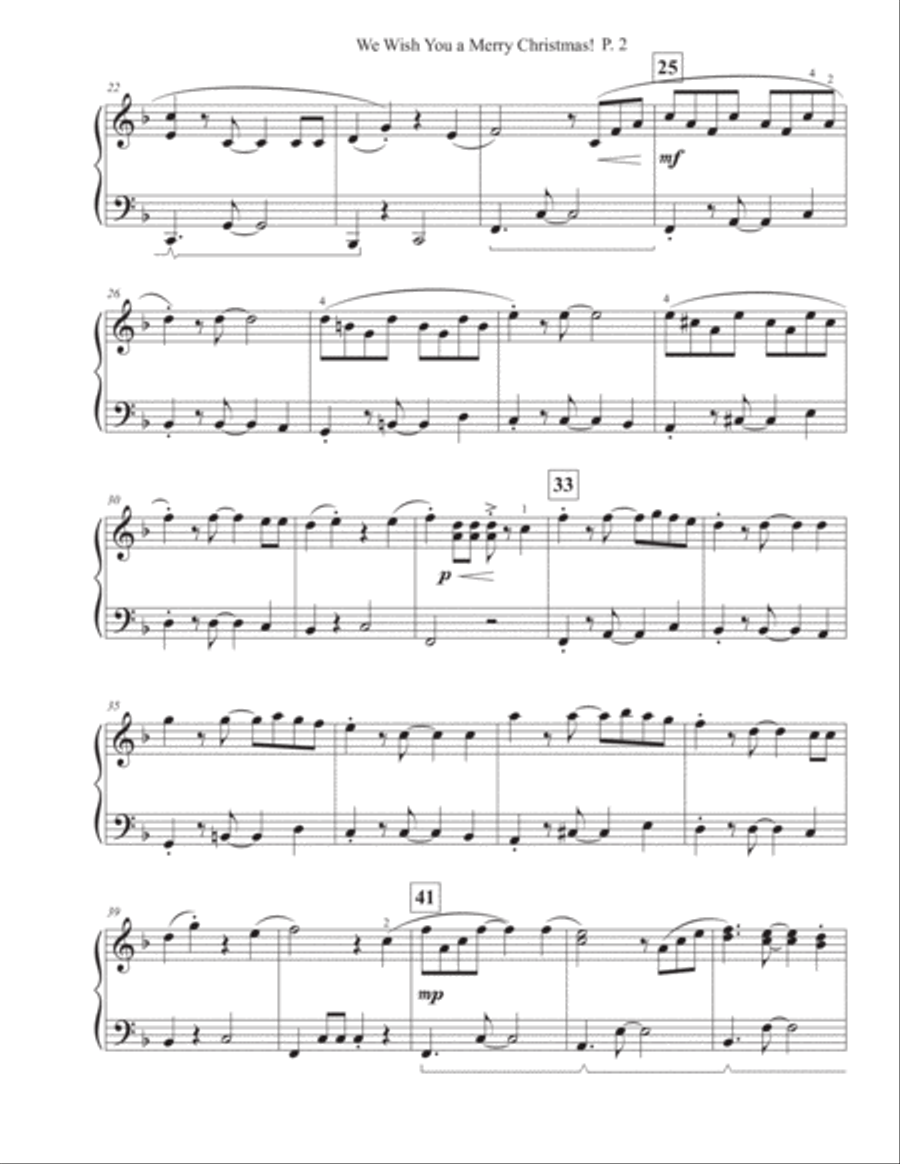 Sweet & Sassy Solos for Christmas Piano Solo scores gallery preview page 6
