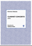 Clarinet Concerto (solo part & piano reduction)