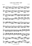 Cello Suite I BWV 1007 1. Prélude (for violin)