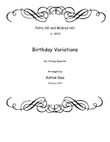 Birthday Variations (string quartet)