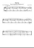 Spring- From Vivaldi Four Seasons for Easy Piano