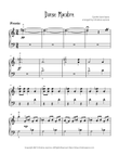Danse Macabre - Camille Saint-Saens - Easy Piano Solo