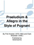 Praeludium & Allegro in the Style of Pugnani