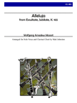 Alleluja from Exsultate, Jubilate, K. 165 for Clarinet Choir mini preview