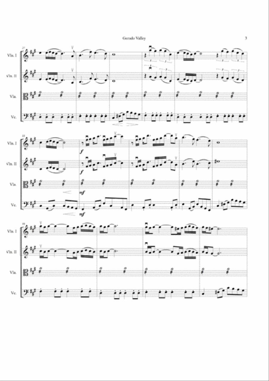 The Legend Of Zelda String Quartet scores gallery preview page 3