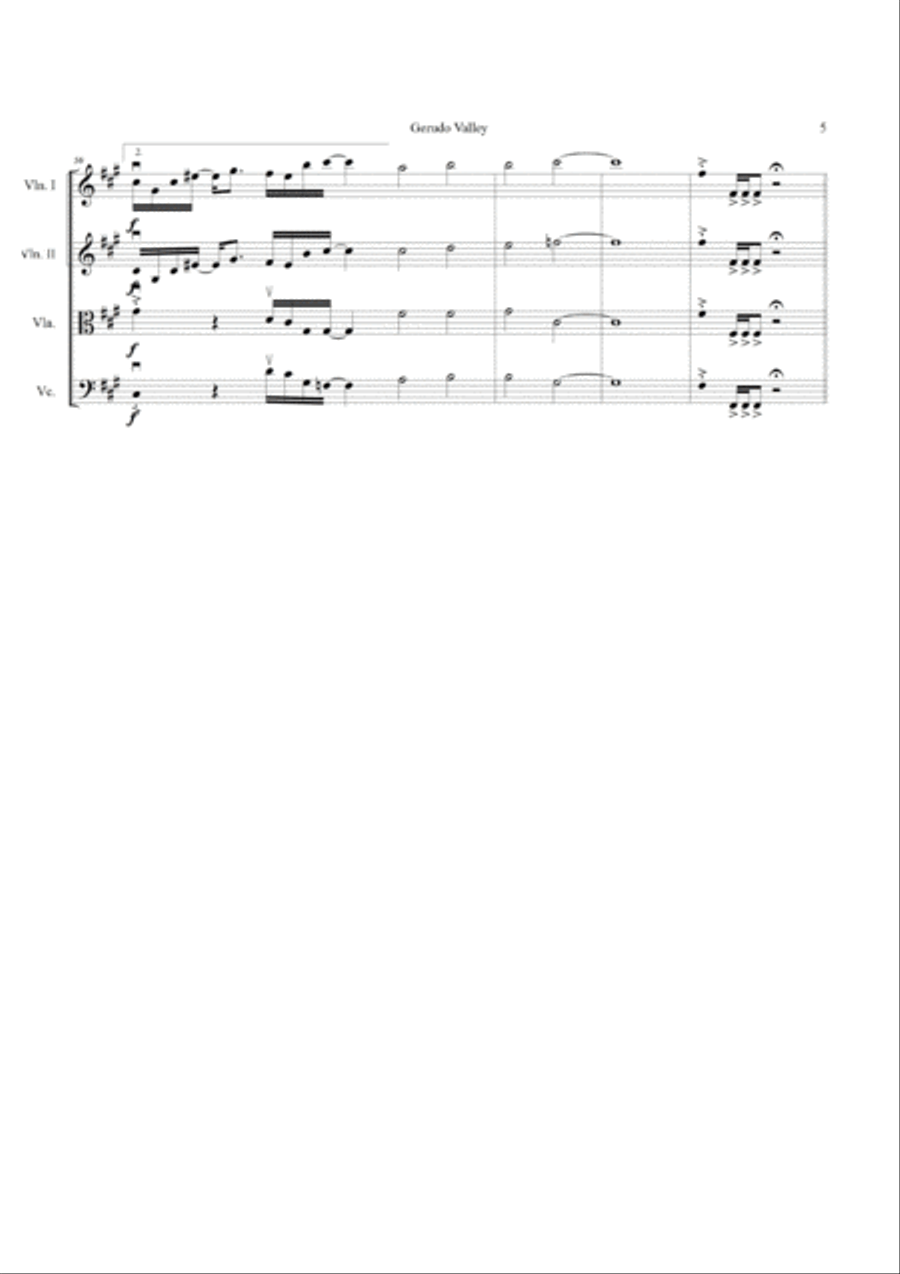 The Legend Of Zelda String Quartet scores gallery preview page 5