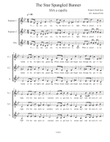 Star Spangled Banner SSA voices (a cappella)