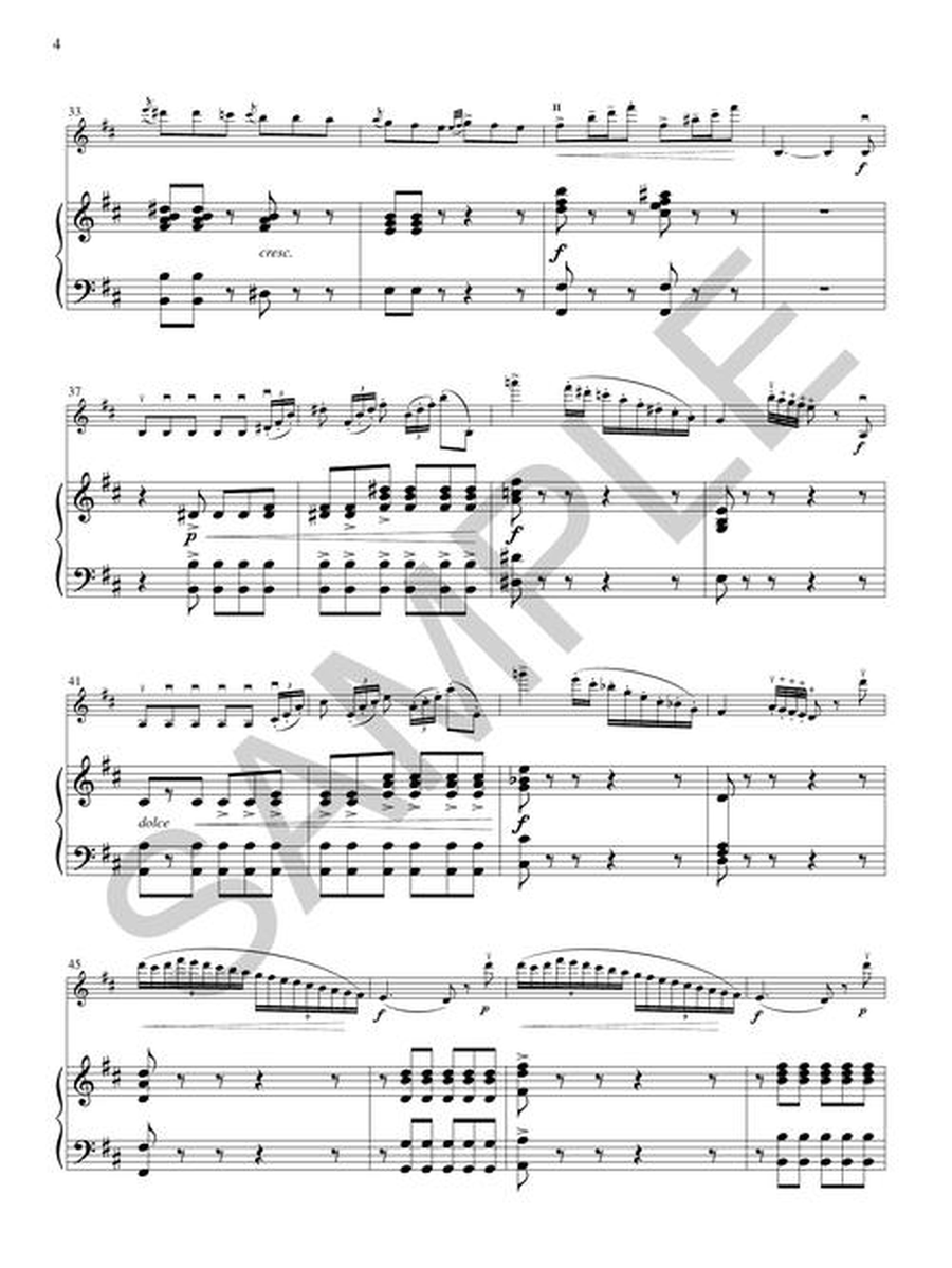 Two Pieces: La Campanella and Moto Perpetu Violin Solo scores gallery preview page 5
