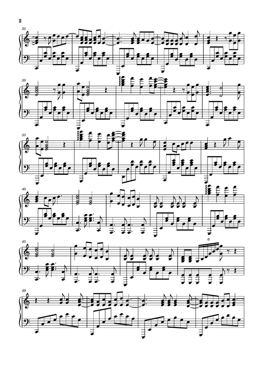 Save Your Tears Save Your Tears Piano Solo scores gallery preview page 2