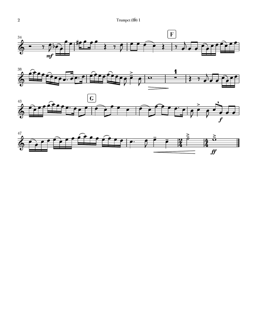 Gabrieli Canzon II for Brass Quintet (aka Canzona per sonare No. 2) Brass Quintet scores gallery preview page 3