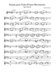 Sonata para Violín(Primer movimiento)-Beautiful things Op.5 No.19