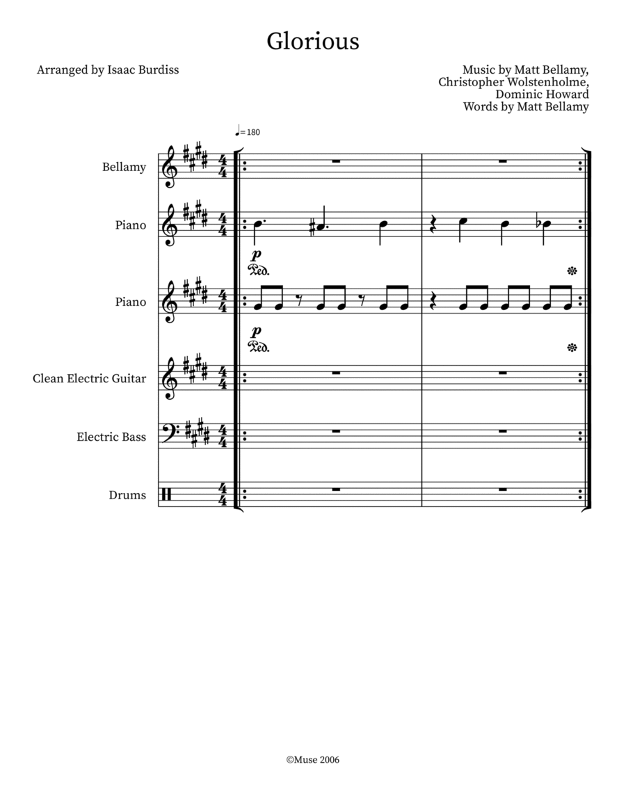 Glorious Violin scores gallery preview page 1
