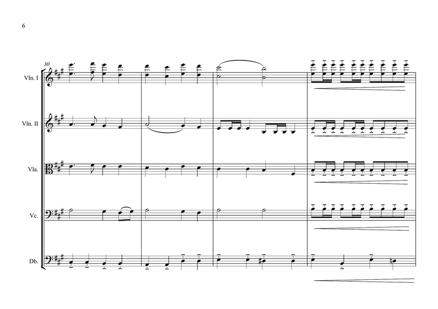 Bosnian & Herzegovinan National Anthem for String Orchestra String Orchestra scores gallery preview page 6