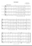 Ein Choral - R. Schumann - for Bb Trumpet Quartet - Score and Parts