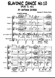'Slavonic Dance No.10, Op.72' by Dvorak for Clarinet Quintet.