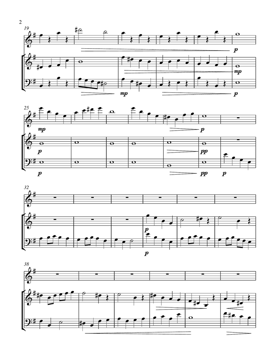 The Wind Whispering the Name of God Small Ensemble scores gallery preview page 2